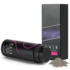 Scattered Hair for Hair Thickening, 25 g Hair Powder, Full Hair in Seconds, Men and Women, Naturally Invisible Roots Powder, Hair Loss and Light Hair Powder (Grey)