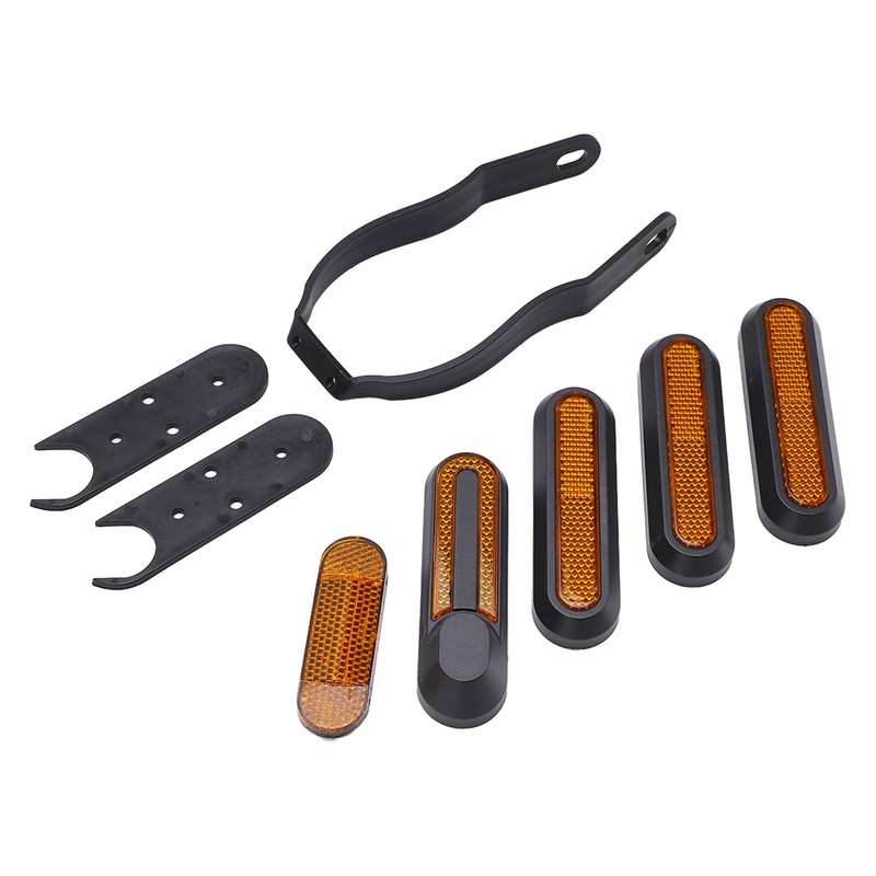 Wheel Reflective Strip Scooter Night Reflector Parts with Screws Bracket