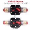 2 Pack 150A Inline 12 Volt Circuit Breaker with Manual