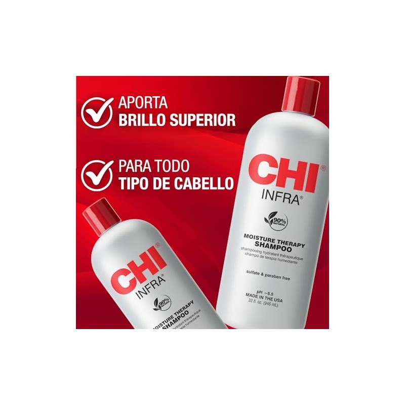 CHI Infra Moisture Therapy Shampoo, 32 Fluid Ounce (950 ml)