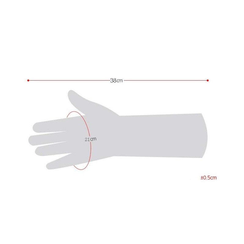 Mamison Quality Kitchen Rubber Gloves (5 Pairs , Large), Multi