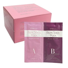 Elitzia CO2 Carboxy Gel Mask Spa Face Masks Skin Facial Care Moisturizing Brighten Natural Beauty 1 box 20 bags ET1719 (Pink)