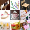 300Pcs Popsicle Sticks, BetterJonny 11cm Natural Wood Craft Sticks Long