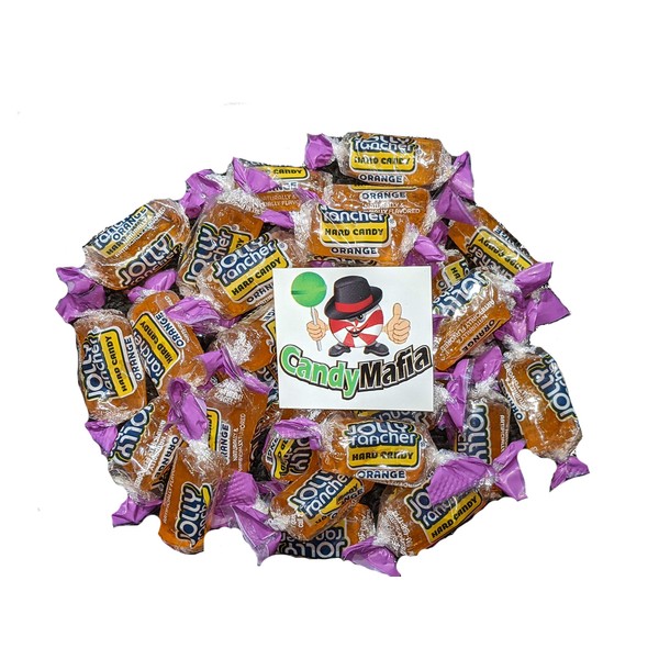 CandyMafia® Bundle - Jolly Ranchers® Hard Candy 1.2 Pound Bag + Magnet (Orange)
