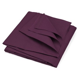 1 metre fabric: 100% cotton, plain, decorative fabric, 145 cm wide, dark purple