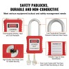 Electrical Safety Lockout Tagout Kit 60 PCS Station Includes Padlocks