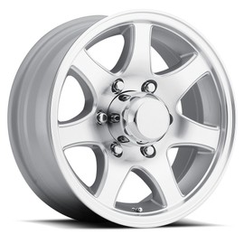 SENDEL T02 ALUMINUM TRAILER WHEEL WITH MACHINED FINISH 13X5 5X4.50(114.3) +0 3.19