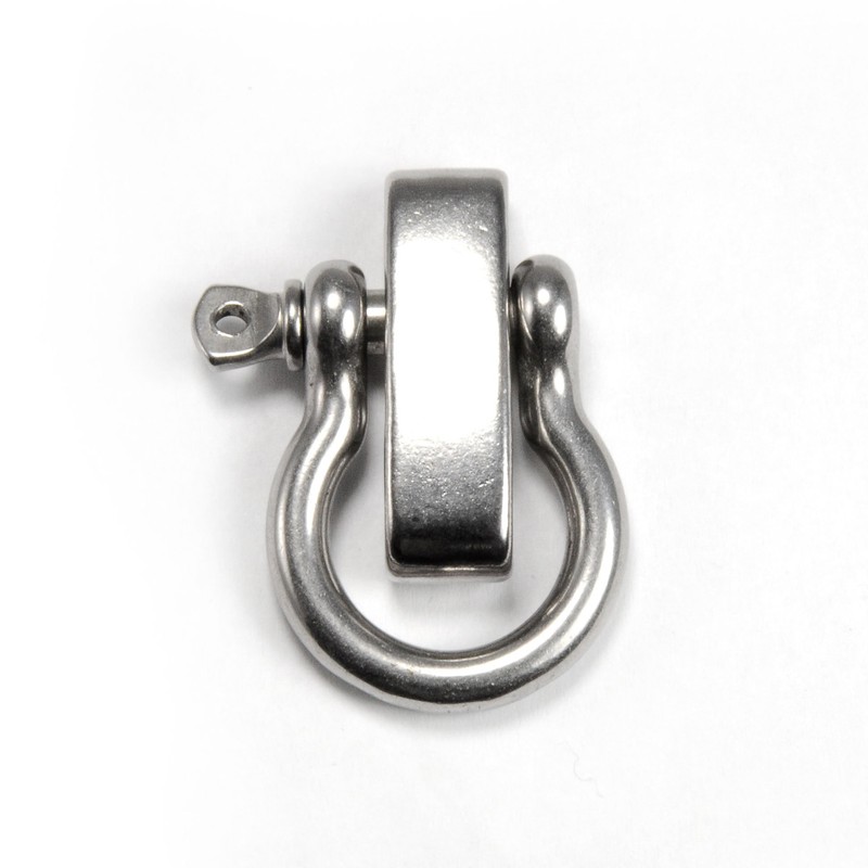 Ganzoo Shackle Stainless Steel O-Shape Omega Silver Pack of 3