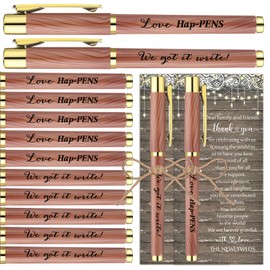 Dunzoom 50 Sets Wedding Favors for Guests Love Ballpoint Pens with Thank You Bulk Cards Bridal Shower Favors Bridal Shower Gifts for Party Supplies