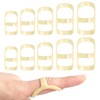 Bekecidi 10 Pieces Oval Finger Splint - Trigger Finger Splint