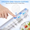 NUOLUX Plastic Wrap Film Cutter Sliding Wrap Dispenser Waterproof Rust
