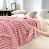 Luxury Cream Faux Rabbit Fur Sleep Blanket - Super Soft,