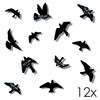 Bay Window Collision Sticker (12 Birds) - Prevents Birds or