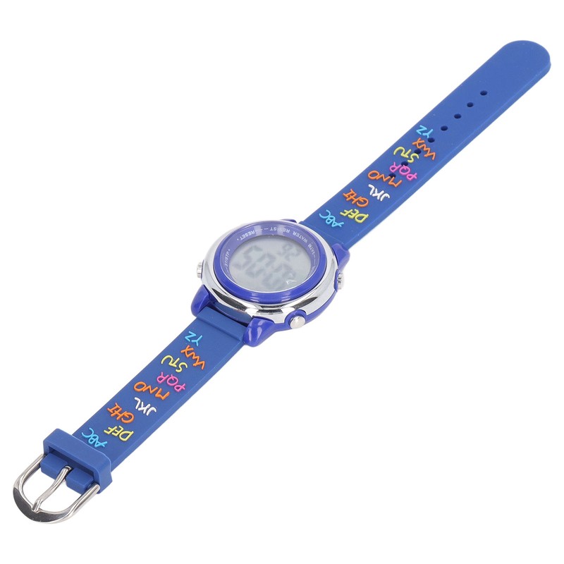 Cartoon Kids Watch Waterproof LED Backlight Electronic Child Watch with