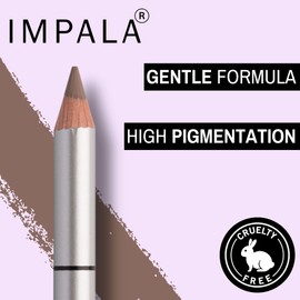 Impala Eyebrow Pencil with Brush | Colour 05 Hazelnut | Perfect, Full & Natural Eyebrows | Long Lasting