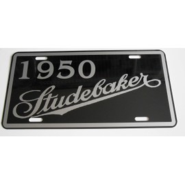 1950 50 Studebaker Metal License Plate TAG 6X12 Truck Wagon STARLINER Champion President Avanti Commander Golden Hawk Hot Rod Custom Classic Collection Novelty Garage Man Cave Wall Art Sign Gift