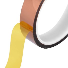 Yoidesu * 0.06mm 250-300 ℃ Cinta térmica Cinta Kapton, Cinta Aislante, Cinta Adhesiva Aislante térmica(20mm Wide)