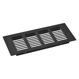 sourcing map 1pcs Rectangle Ventilation Grille Aluminum Alloy Mesh Air Vent Cover Louvered Ventilation Cover for Cabinet Wardrobe Shoe Cabinet Closet, 200x80mm/7.87"x3.15"