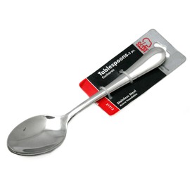 Chef Craft Heavy Duty Tablespoon, 7.5 inches in Length 3 Piece Set, Stainless Steel