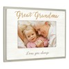 Malden International Designs Mother's Day 4X6 Grandma Laser, White/Beige, One
