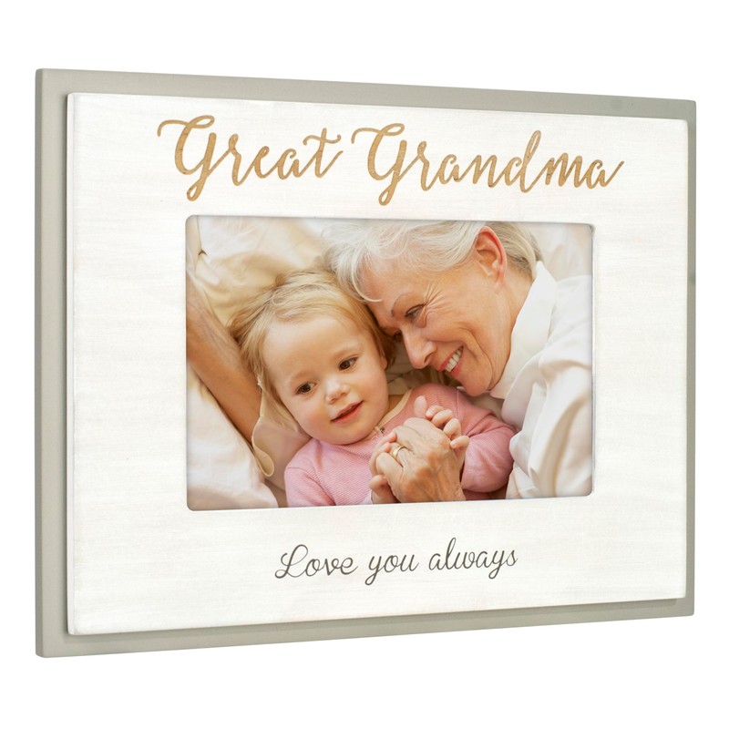 Malden International Designs Mother's Day 4X6 Grandma Laser, White/Beige, One
