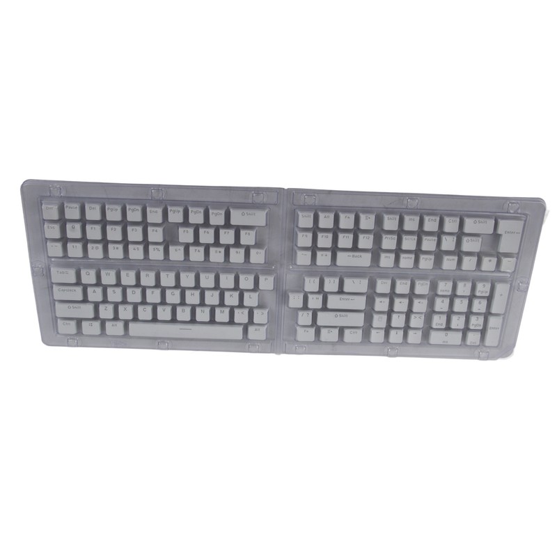 Keyboard Keycaps 132 Keys Pudding Transparent OEM Height PBT Two