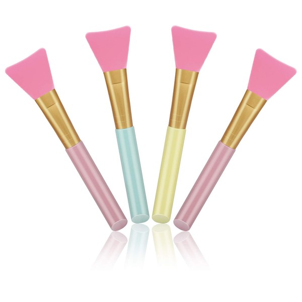 Cuttte Cuttte 4pcs Silicone Face Mask Applicators, Flexible Facial Mud
