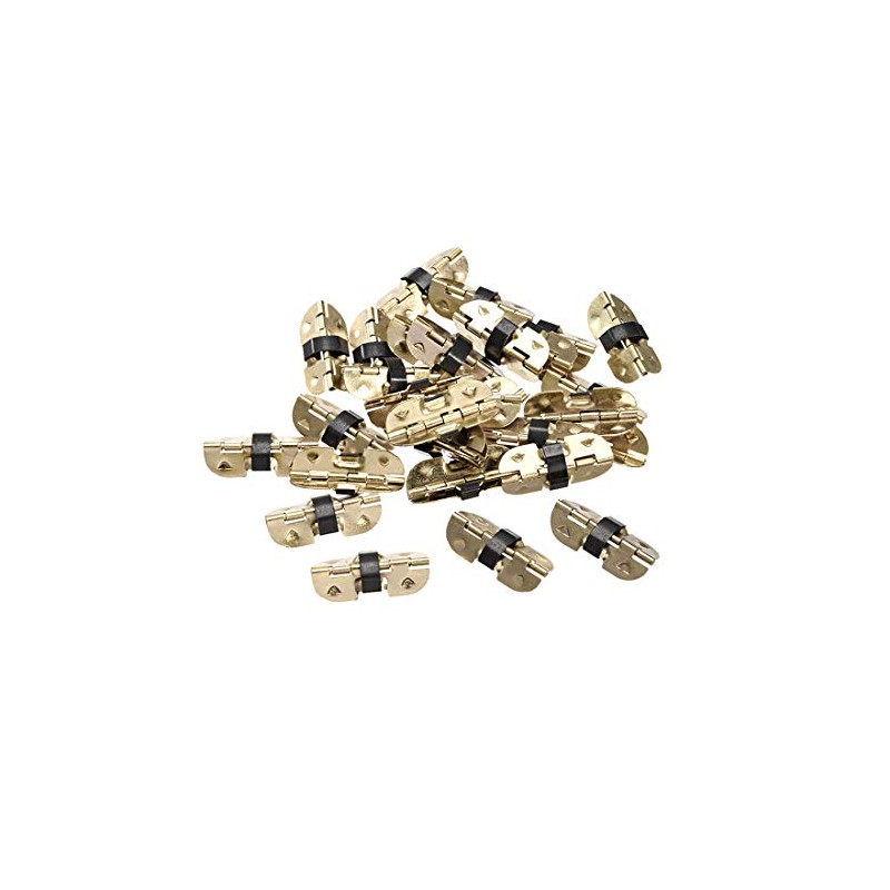 Sourcingmap Spring Loaded Hinges for Glasses Case Jewelry Wooden Box