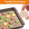 Angadona Macaron Silicone Baking Mats Kit (16pcs set) Macaroon Baking
