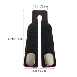 Slivery Color Car Hooks for Headrest 2PCS Car Seat Back Storage Hook Accessories