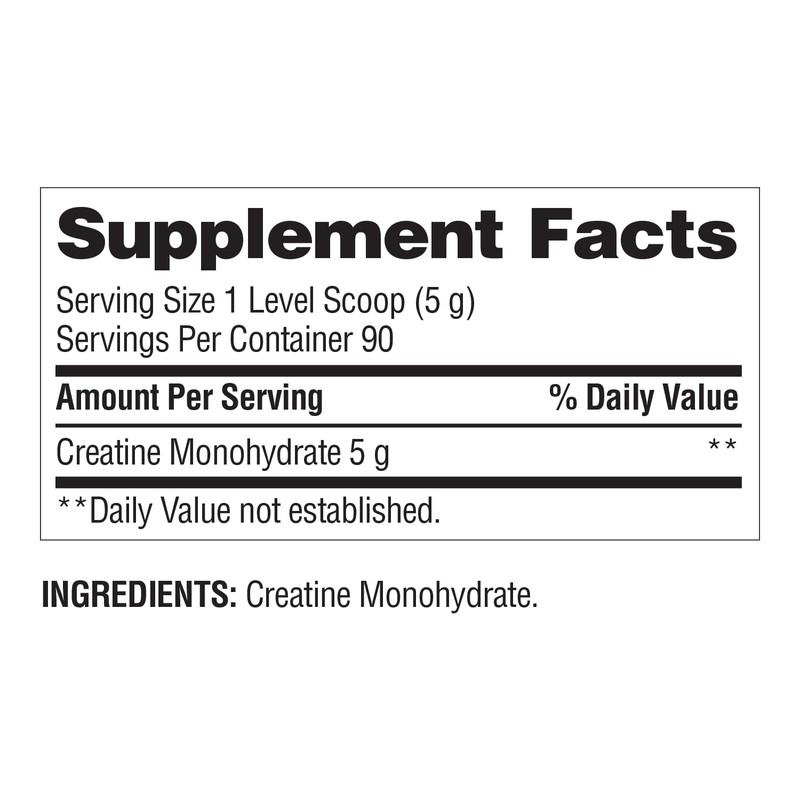 Nature's Wonder Micronized Creatine Monohydrate Powder 5g, Muscle Health, Muscle