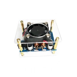 ZK-DP60 Boost Buck Converter DC 5.5-30V to 0.5-30V 5V 12V 24V Adjustable Power Supply Regulator Module 4A 35W High Power Voltage Step Up Down Converter Board with Case LCD Display (60W with Fan)