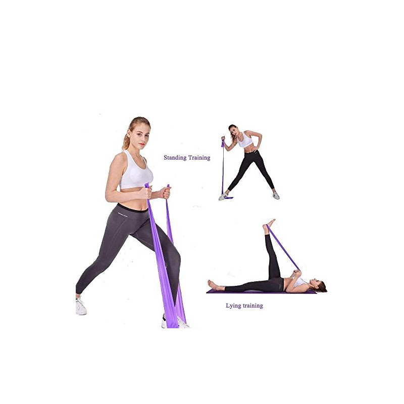 Jasinber Bandas Elásticas, 3 Unidades Bandas de Resistencia para Yoga，Pilates,