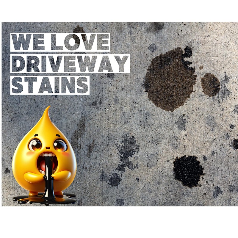 Overnight Stain Remover for Cleaning Oil Stains on Concrete, Driveway,
