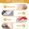 Soengsau Stainless Steel Kick Plate, Anti-Scratch Base Cover Kickplate, Peel