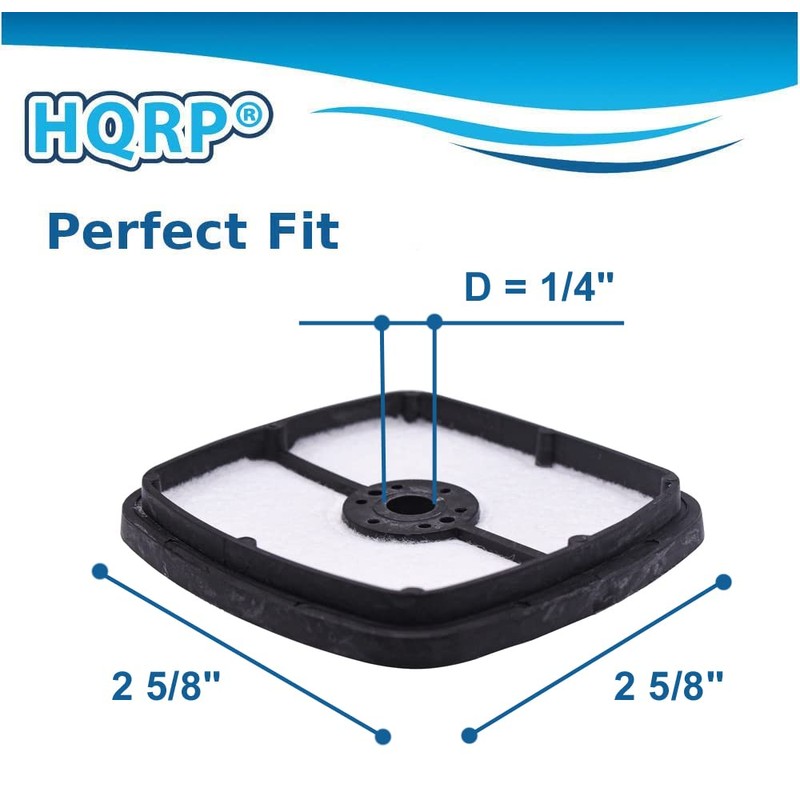 HQRP 2 Pack Air Filter Compatible with Echo ES-210 ES-211