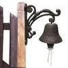 Cast Iron Wall Bell Rustic Style Aristocratic Logo Manually Shaking