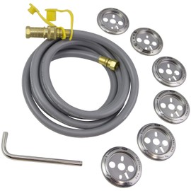 Charbroil 4984619A Natural Gas Conversion Kit-2008 to 2019, Silver