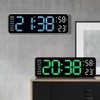 Creative Weather Clock with Week Date and Temperature Display On