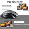 Ergonomic Wireless Mouse Bluetooth & 2.4GHz Dual-Mode Vertical Mouse Rechargeable