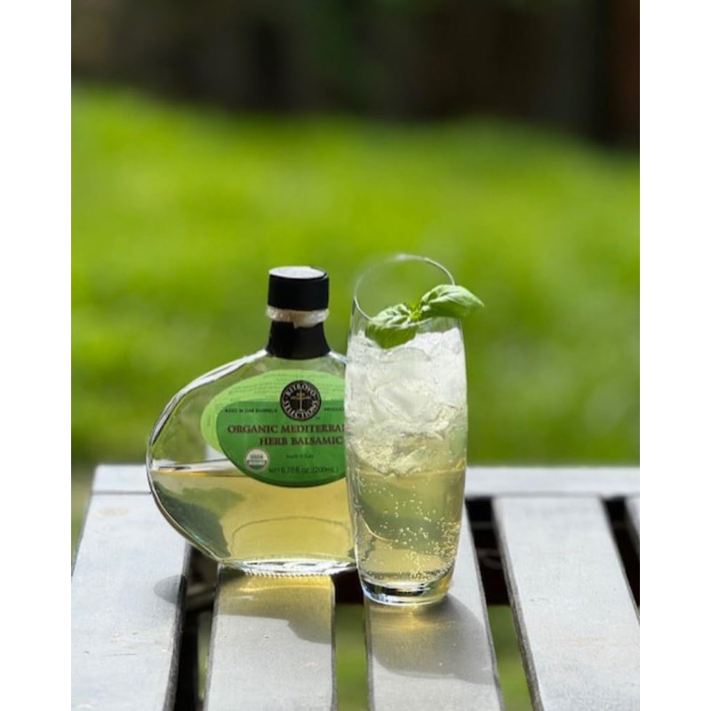 Ritrovo Selections Organic Green Mediterranean Herb Balsamic Vinegar by VR