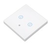 Smart Wall Touch Switch 433MHz Tempered Glass Panel Wiring Free