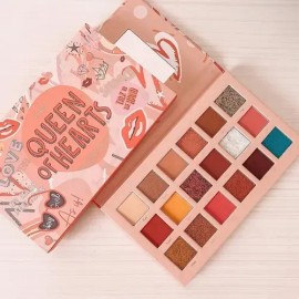 Paleta De 18 Sombras Mate Y Satinadas Queen Hearts, Lure Color De La Sombra Queen Of Hearts