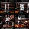 Bincoo Glass Ice Coffee Dripper with Adjustable Dripe Flow Control,