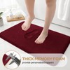 HOMEIDEAS Upgraded Bathroom Rugs Set 3 Piece, Extra Thick Absorbent