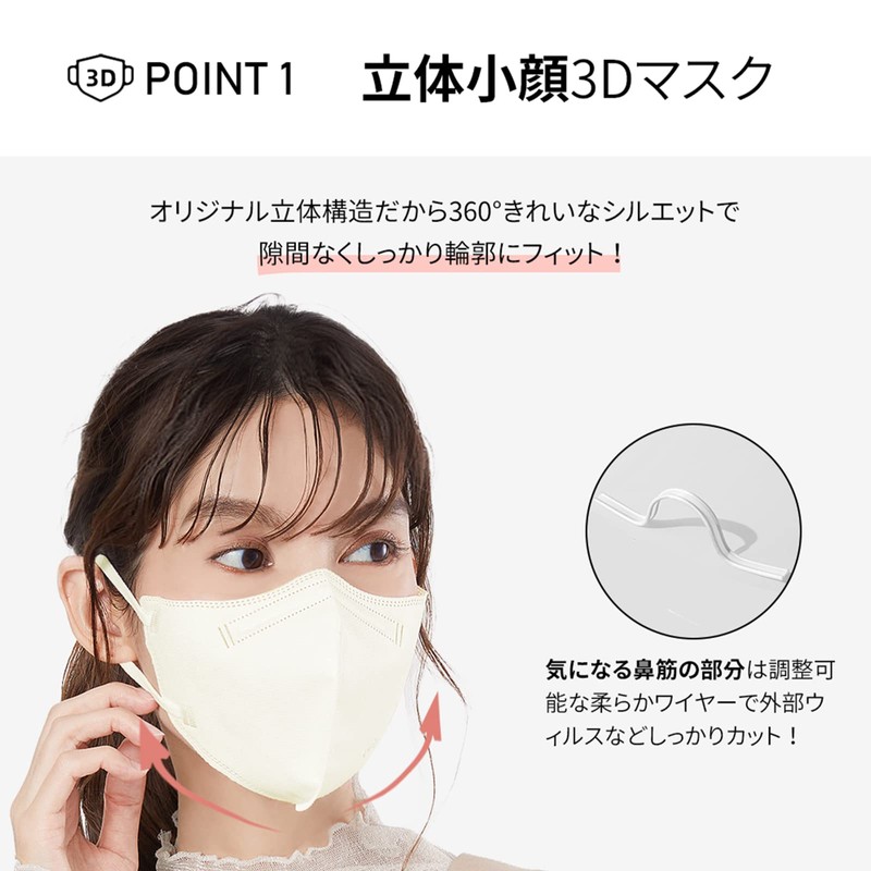 [OKUYOSHI] マスク「3D立体マスク 超薄型 マスク 夏用」冷感マスク普通マスク選べる マスク 立体 小顔マスク 夏用マスク ひんやり