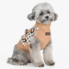 Puppia Jace Jacket Dog Harness Jumper Warm Winter Diamond Pattern