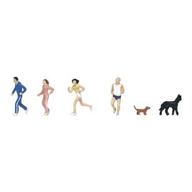 KATO N Gauge Dogs and Joggers 24-216 Diorama Supplies