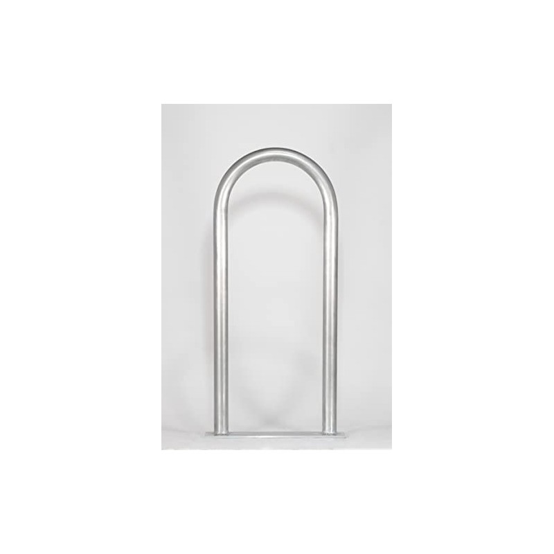 30" (H) x 13" (W) Aluminum Handrail w/Flate Base Plate