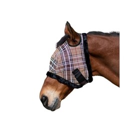 Kensington UV Fly Mask with Fleece Trim - Protective Mask with Dual Ear Opening Size: XXL Color: 121-Deluxe Black